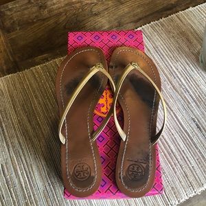 Tory Burch Terra Thong Sandal Size 9 - Tan